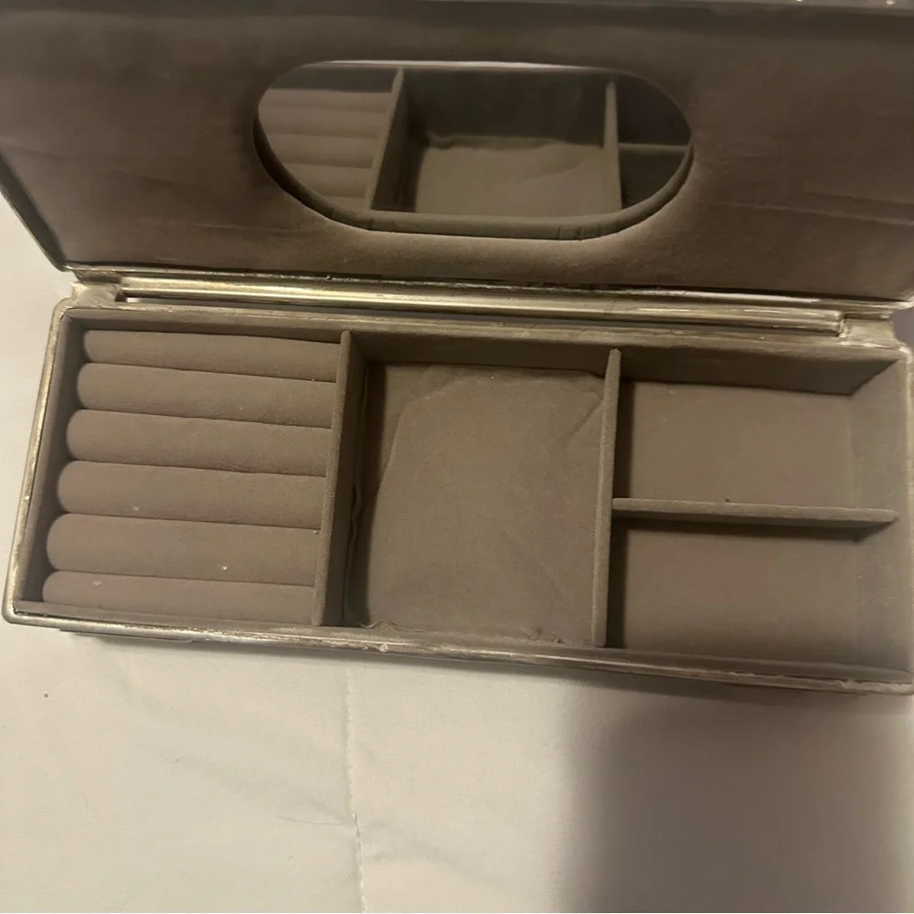 Vtg Godinger Silver 1992 Velvet-Lined Jewelry Box 9x4x2 | Quiet Luxury Decor